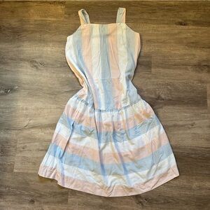Handmade Striped Pastel Sundress